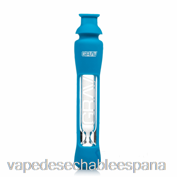 Vape Desechable España Grav 12mm Catador Con Piel De Silicona Azul